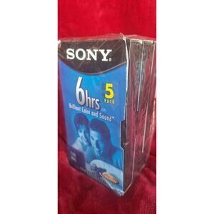 Sony VHS Set of 3 T-120 Standard Grade- NOS Sealed!